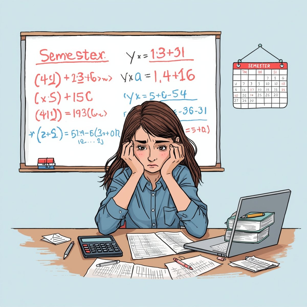 how to calculate semester grade without final